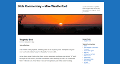 Desktop Screenshot of mikeweatherfordministries.com