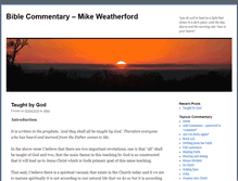 Tablet Screenshot of mikeweatherfordministries.com